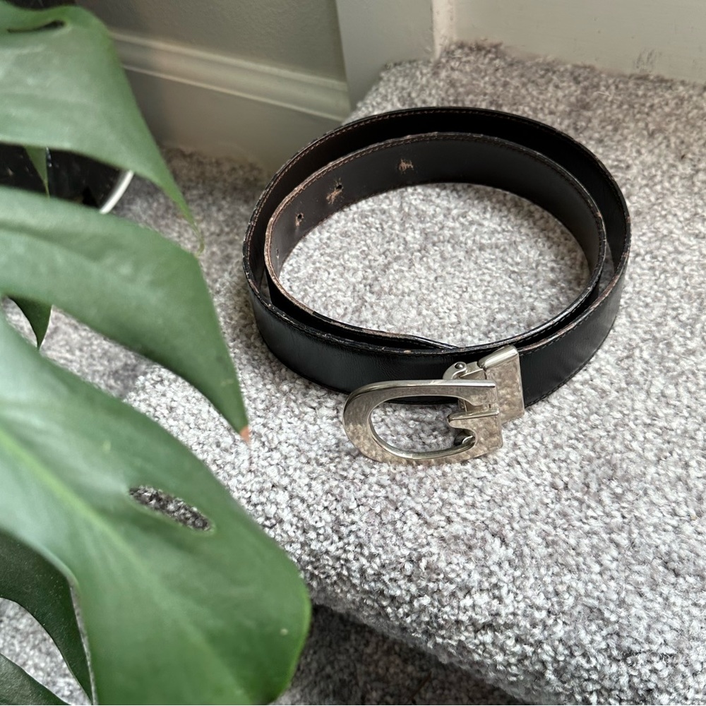 VINTAGE Gucci Black/Brown Reversible Belt